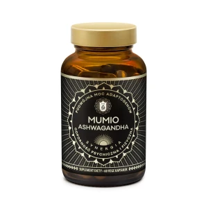 Mumio Ashwagandha - suplement diety, adaptogen na witalność, odporność i stres. 60 vege kaps.